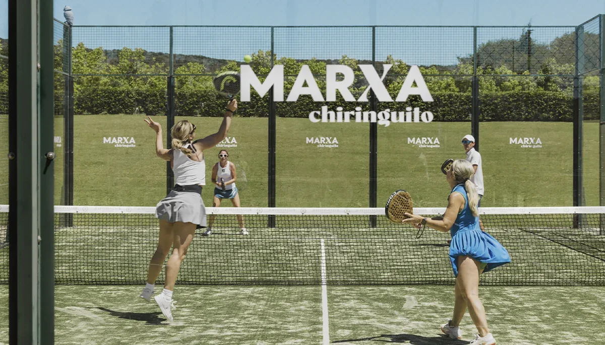 Padel bij de chiringuito